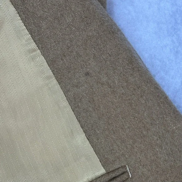 Polo Ralph Lauren Mens Camel Hair Wool Blazer Sport Coat Tan Brown 2-Button - Picture 11 of 16